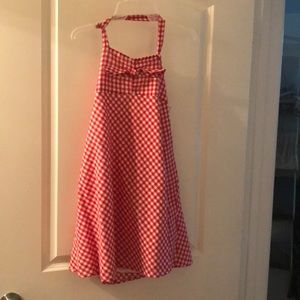 💥3 for $15 Cute red & white off shoulder dress